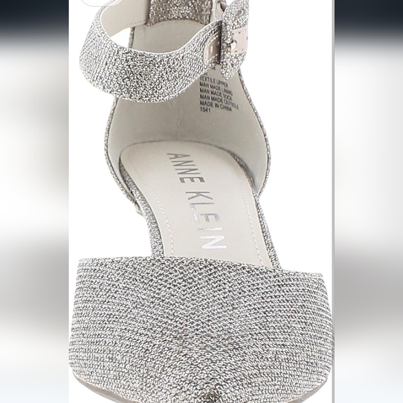 New Anne Klein Platinum Glittery Heels - Picture 14 of 14